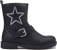 Stivaletto Dana Nero con Stella Glitter