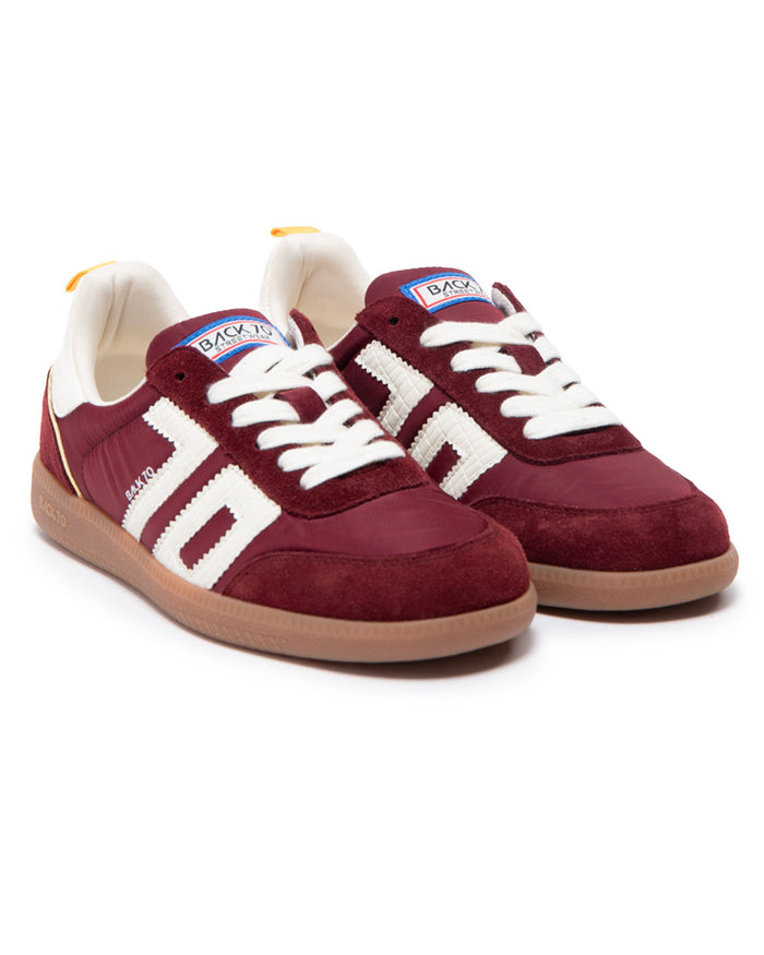 Sneakers Cloud Nappa Sponge Wine Suede