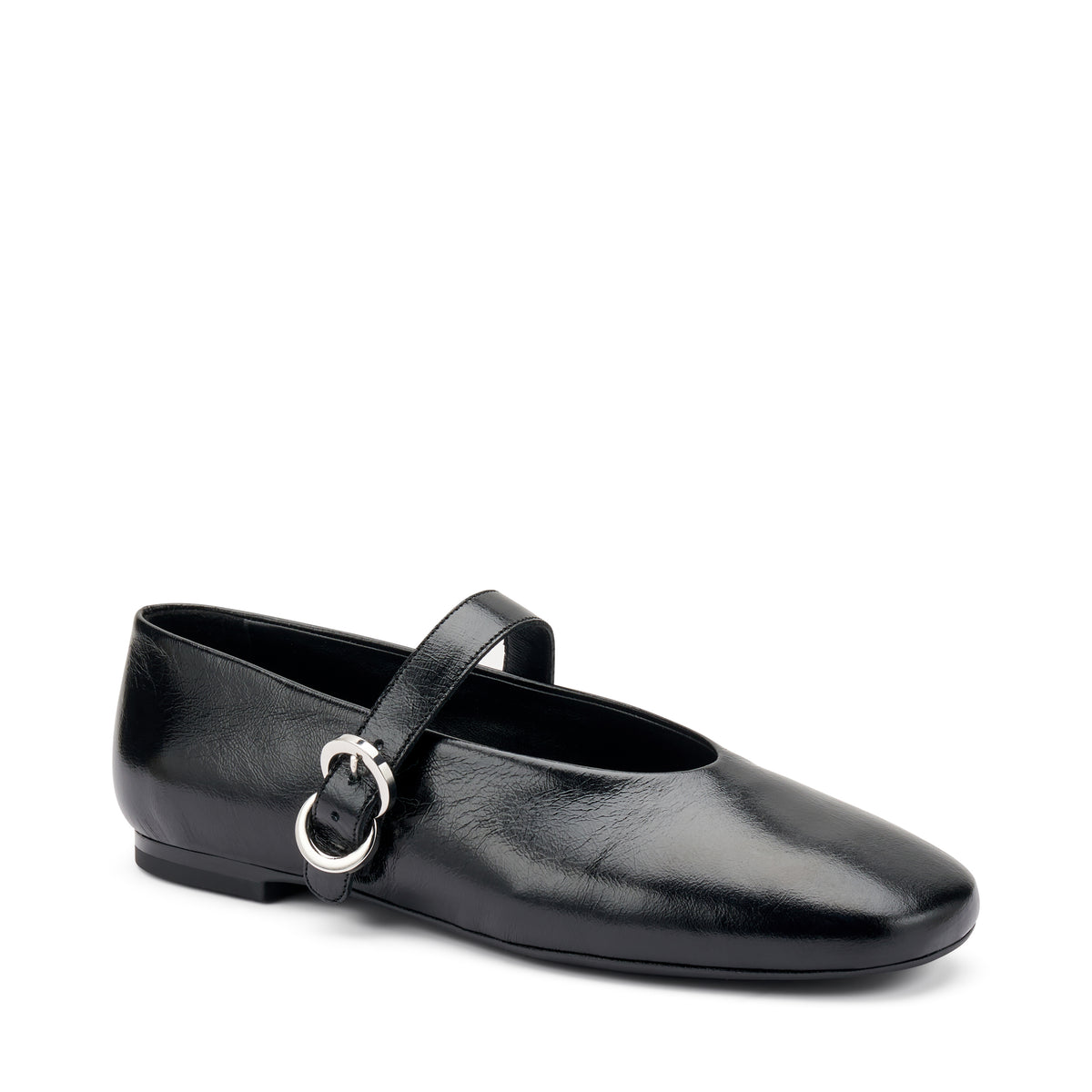 Ballerina Con Cinturino Nera