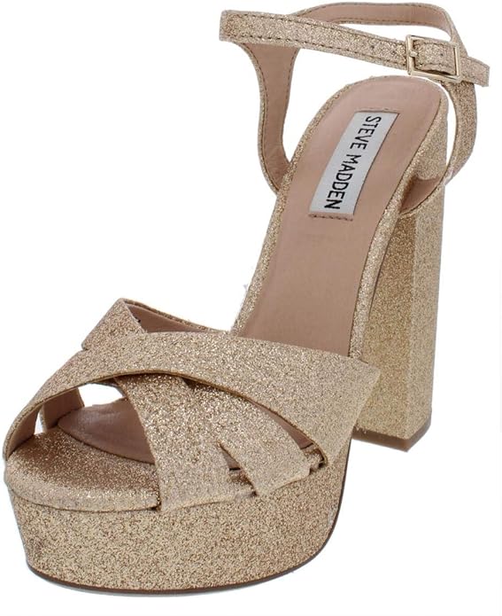 Sandalo Tacco Platform Oro