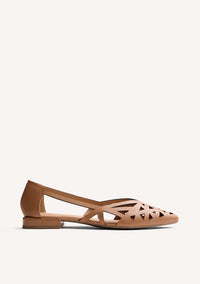 Ballerine Traforata Marrone
