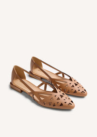 Ballerine Traforata Marrone