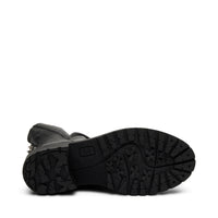 Stivaletto Nero con Zip Retro