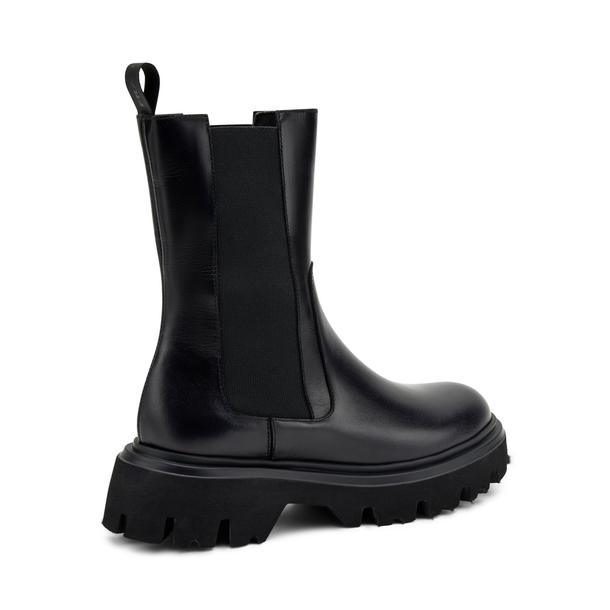 Stivaletto Seta Nero con Elastico