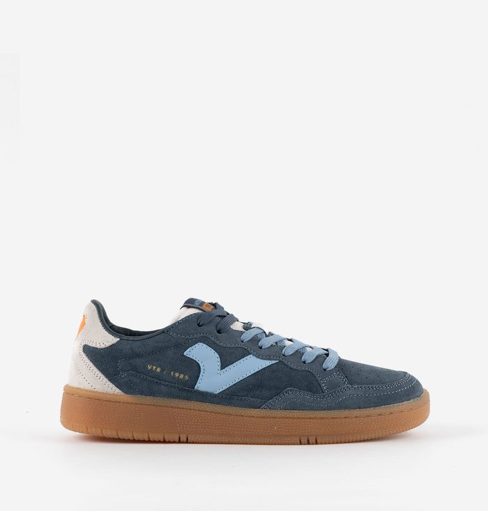 Sneakers Smash in Suede Blu
