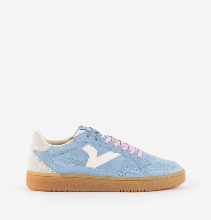 Sneakers Smash Suede Azzurro