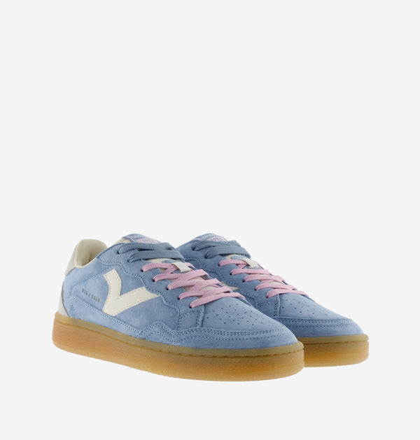 Sneakers Smash Suede Azzurro