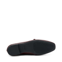 Ballerina Con Cinturino Bordeaux