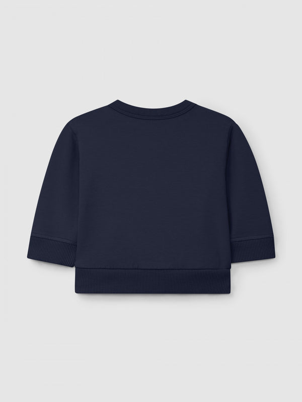 Felpa Girocollo Azzurro