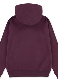 Felpa Cappuccio Bordeaux
