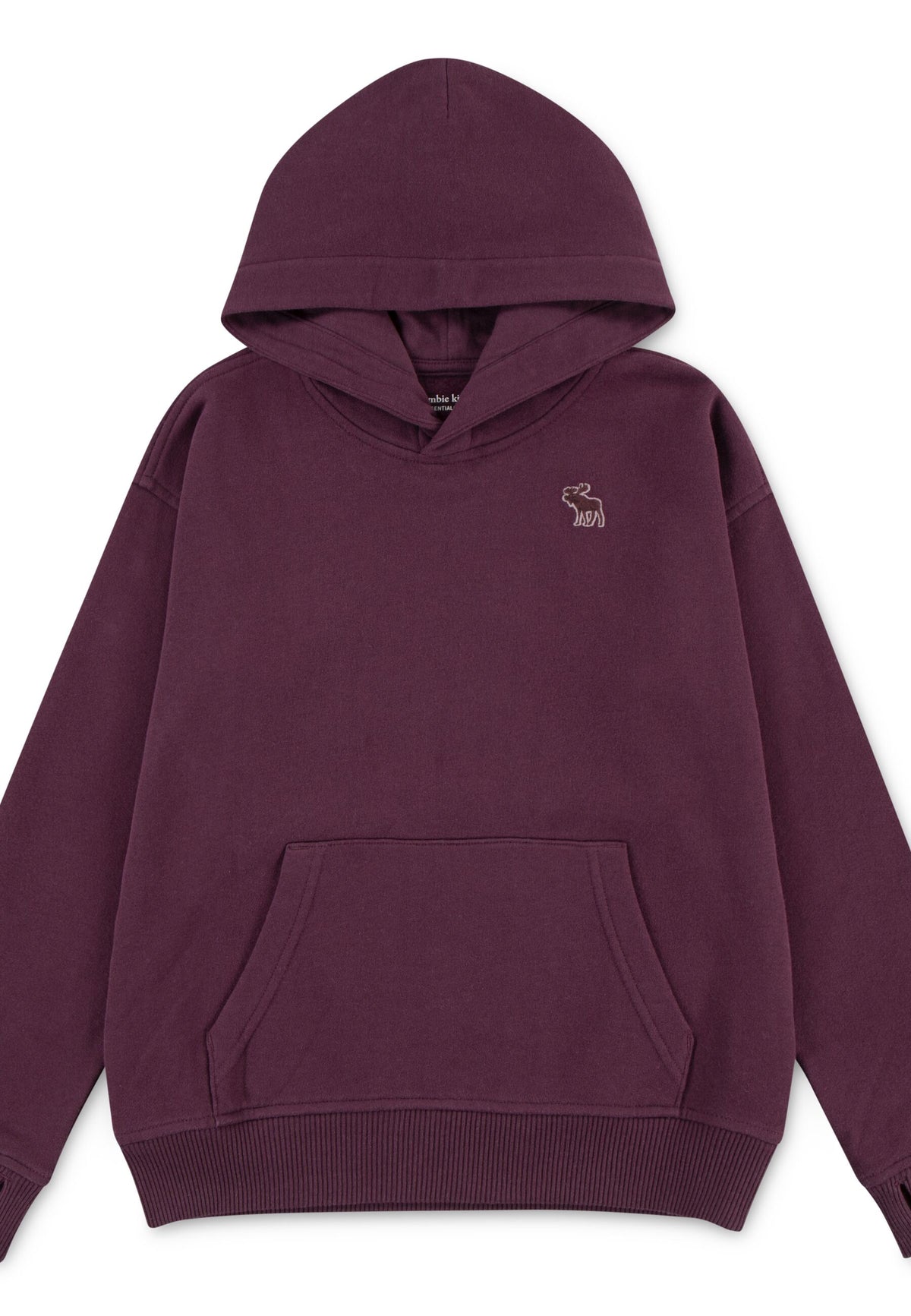Felpa Cappuccio Bordeaux