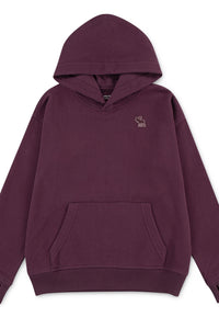Felpa Cappuccio Bordeaux