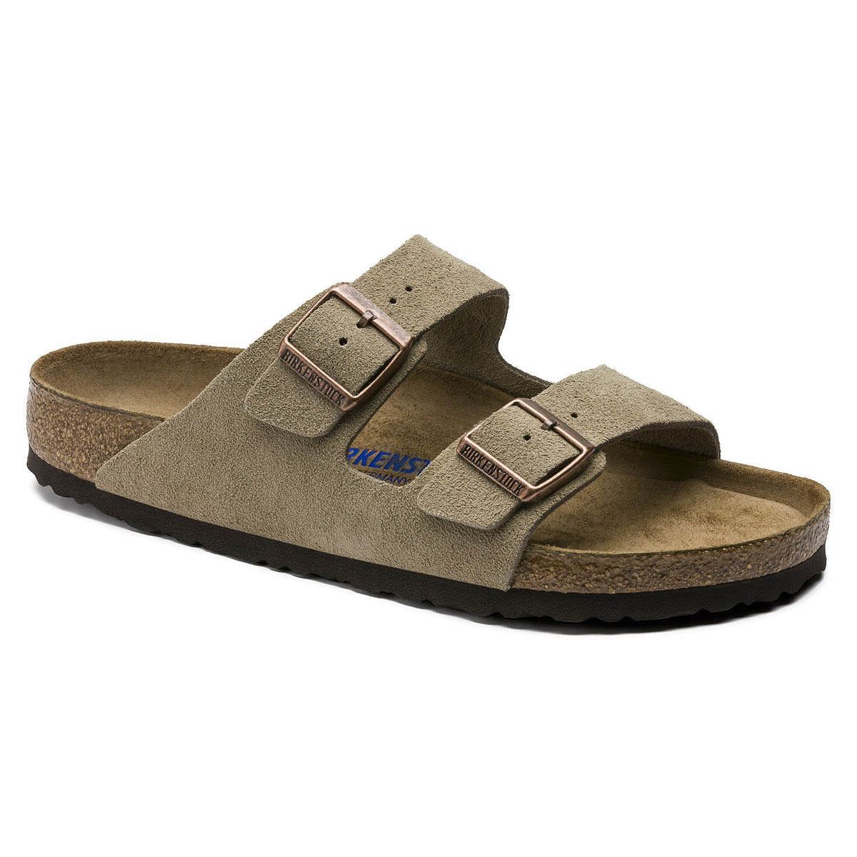 Arizona Taupe Suede Leather