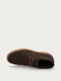 Polacchini in Pelle Scamosciata Marrone