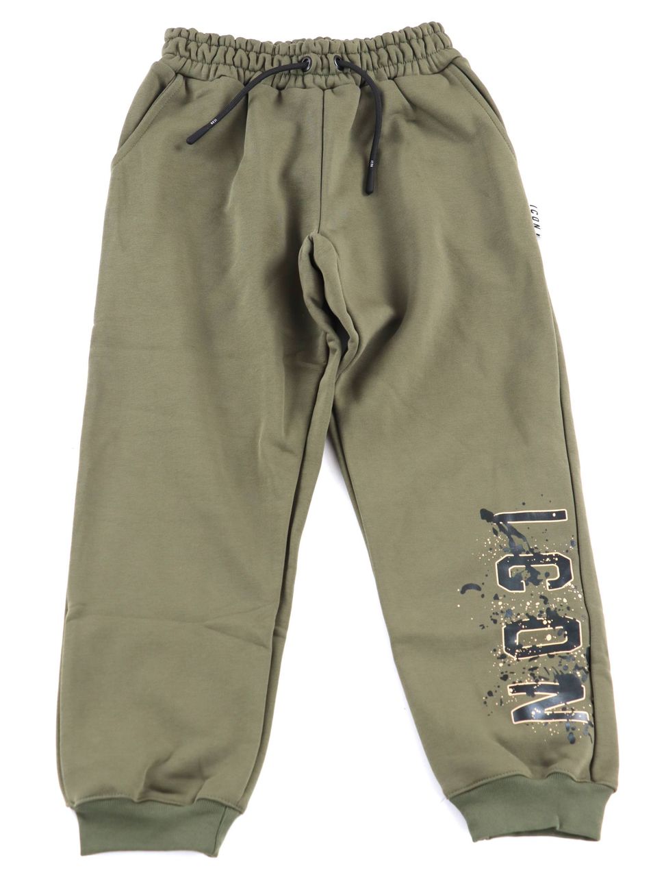 Pantalone Da Ragazza Sportivo Con Logo Verde