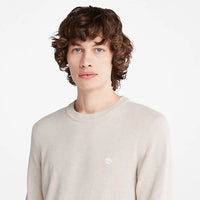 Felpa Merino Crew Sweater Island Fossil