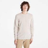 Felpa Merino Crew Sweater Island Fossil