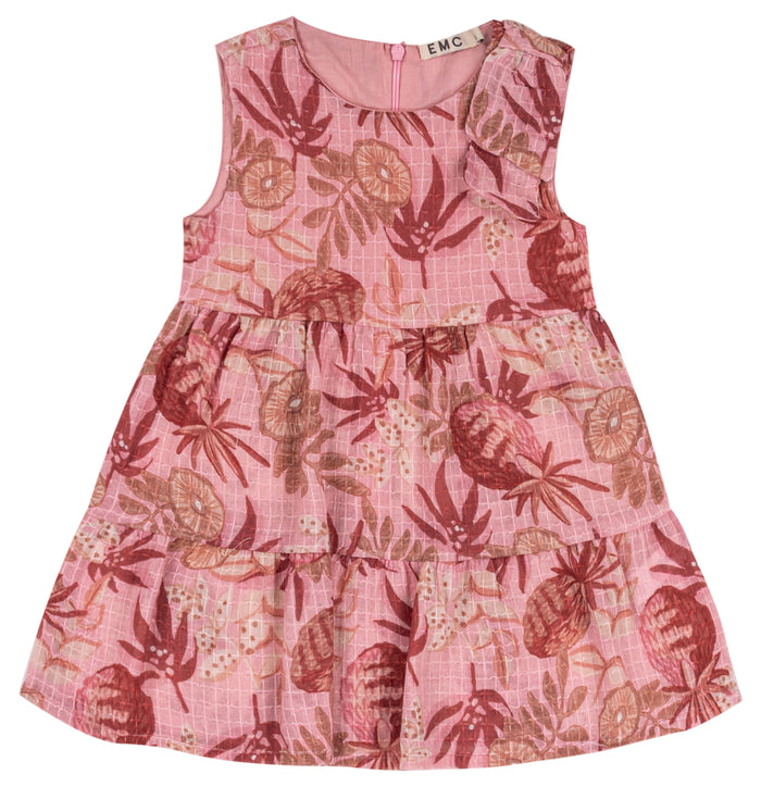 Vestito Senza Manica Rosa