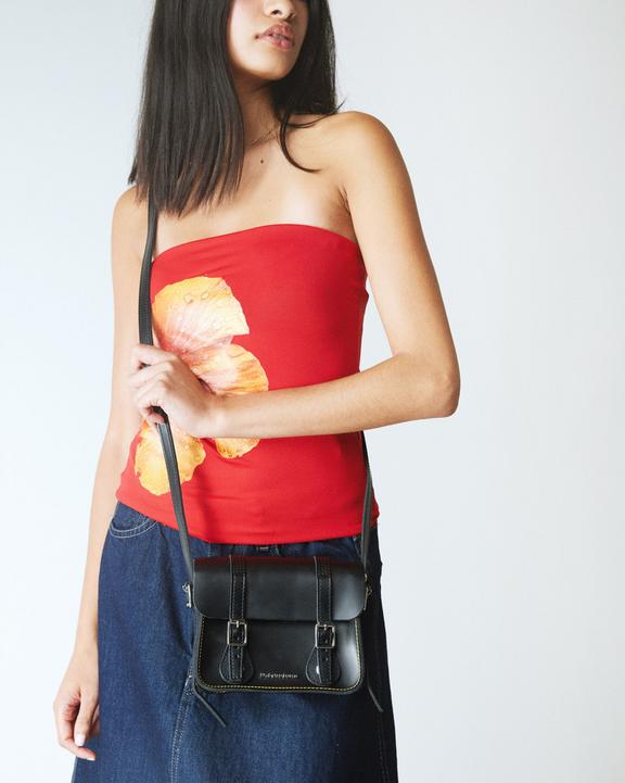 Borsa Tracolla Bauletto in pelle Nera Kiev