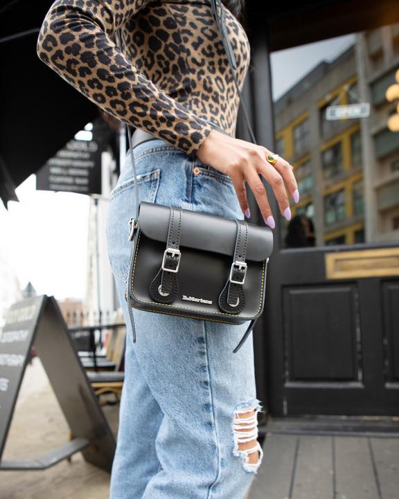 Borsa Tracolla Bauletto in pelle Nera Kiev