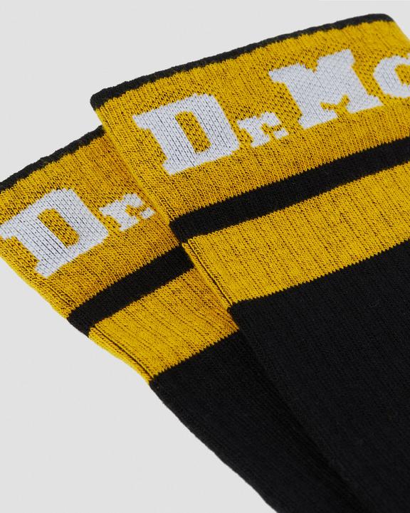Calzino Black White Yellow Organic Cotton Blend