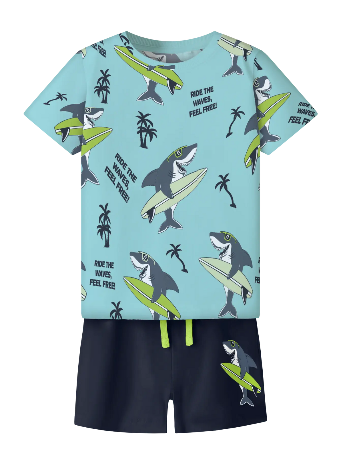 Completo Bimbo Shark Surfer