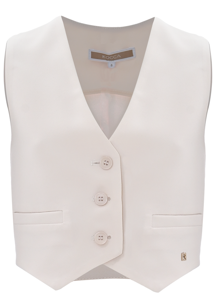 Gilet Elegante Avorio