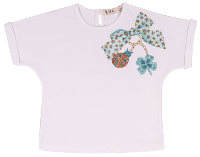 T-Shirt Mezza Manica Bianco