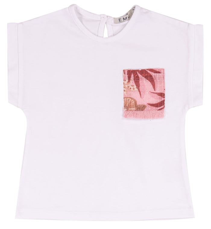 T-Shirt Mezza Manica Bianco
