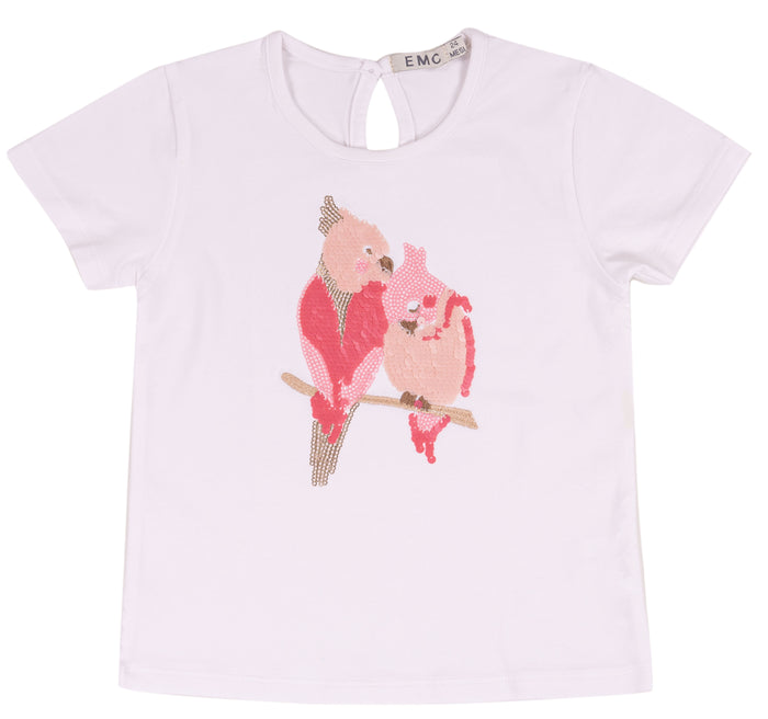 T-Shirt Mezza Manica Bianco