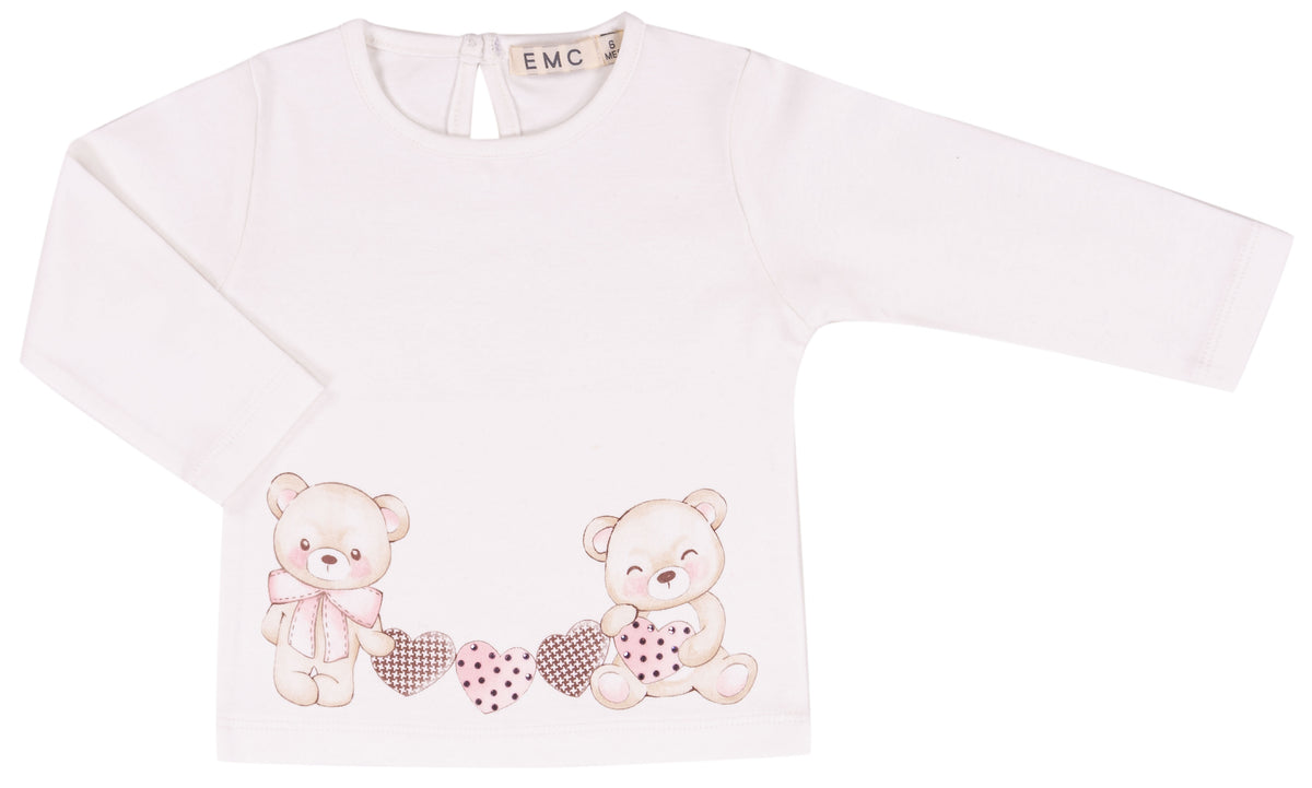 T-Shirt Orsi Bianco Lana