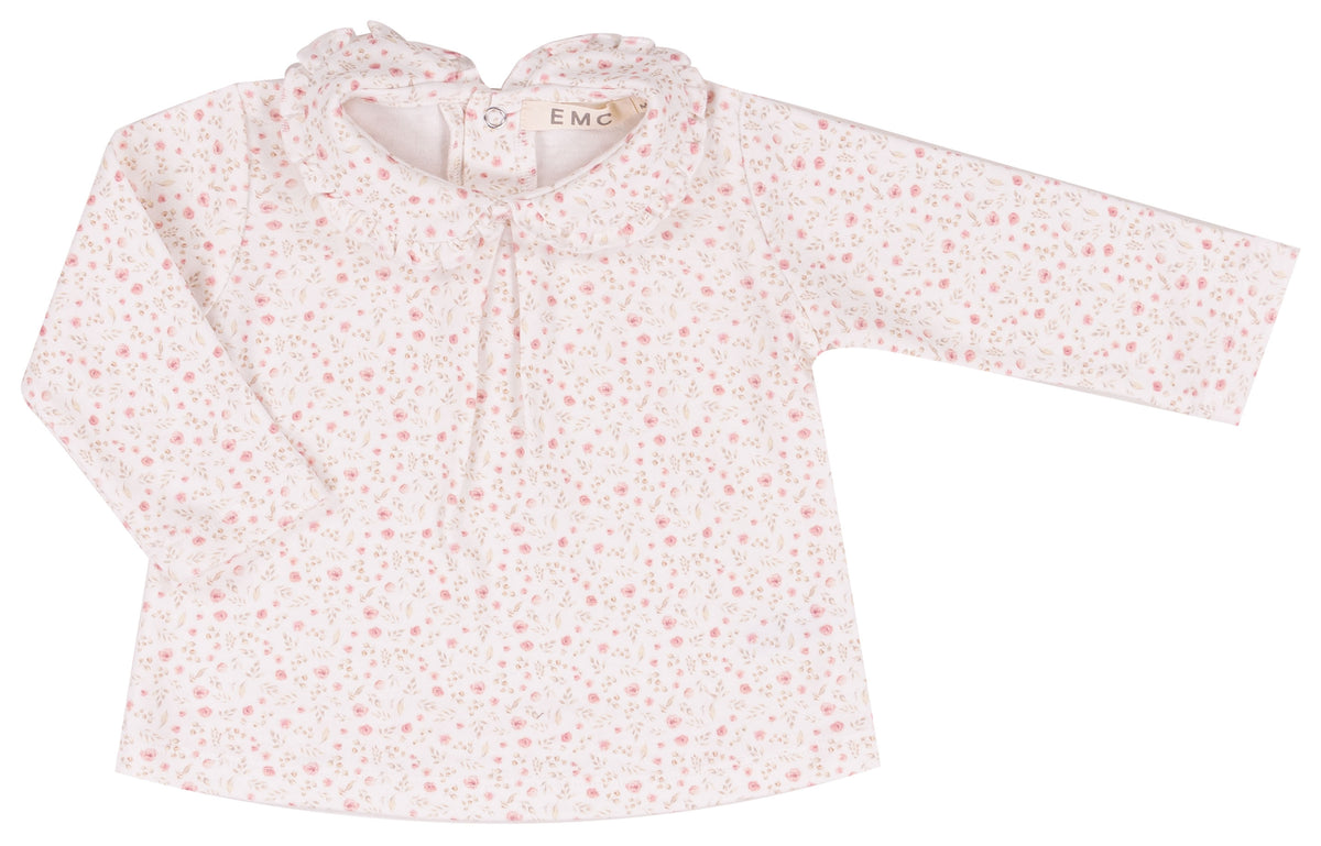 T-Shirt Manica Lunga Bianco Camelia