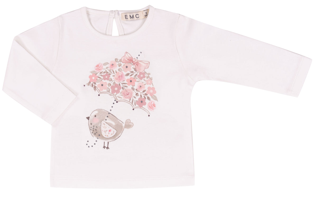 T-Shirt Bianco Lana
