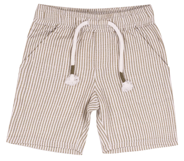 Pantalone Corto Bianco Verde