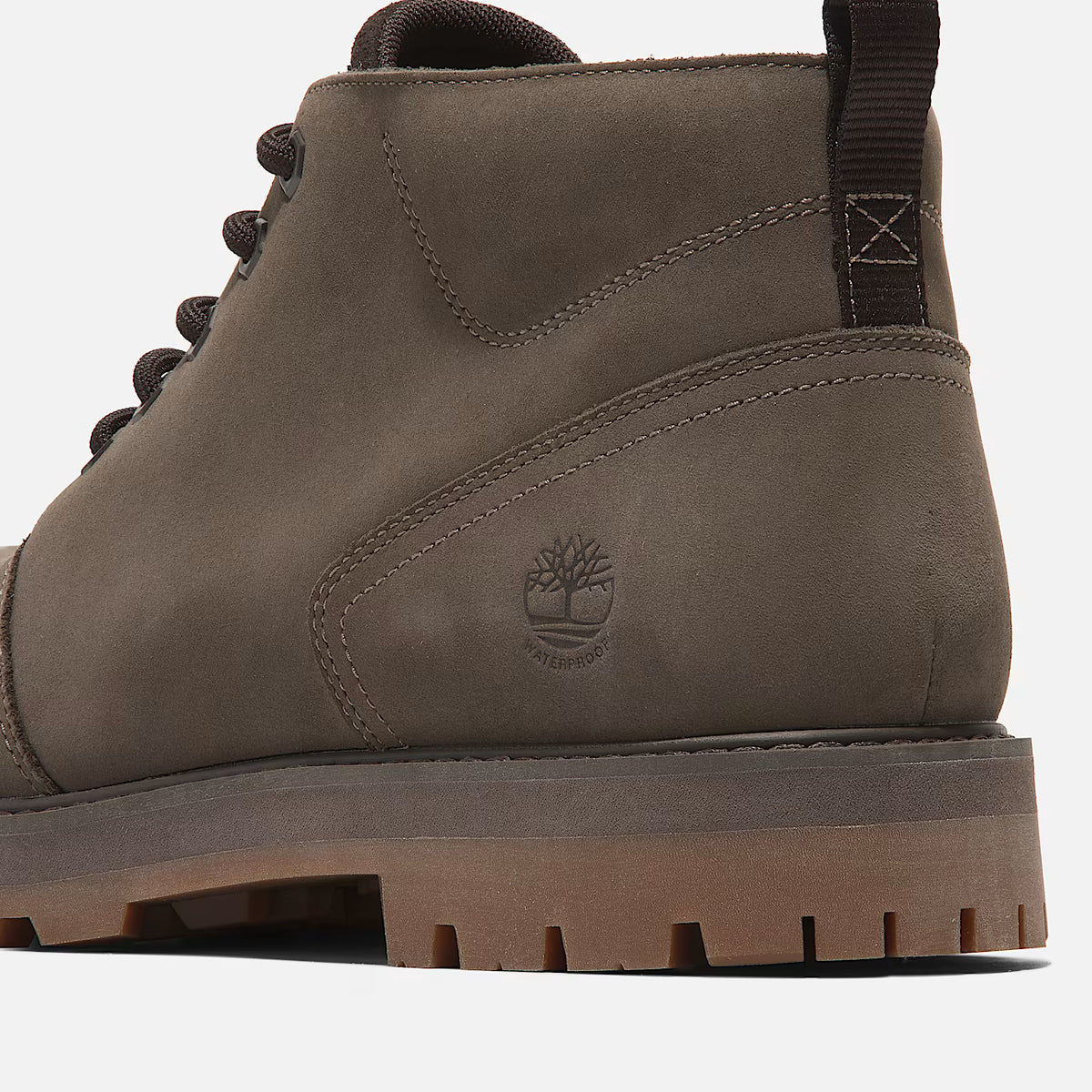 Timberland Britton Road Mid Waterproof In Nabuk Brown