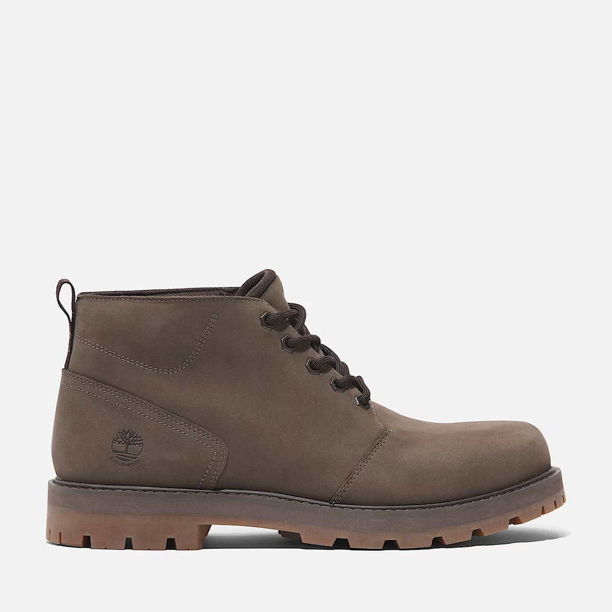 Timberland Britton Road Mid Waterproof In Nabuk Brown