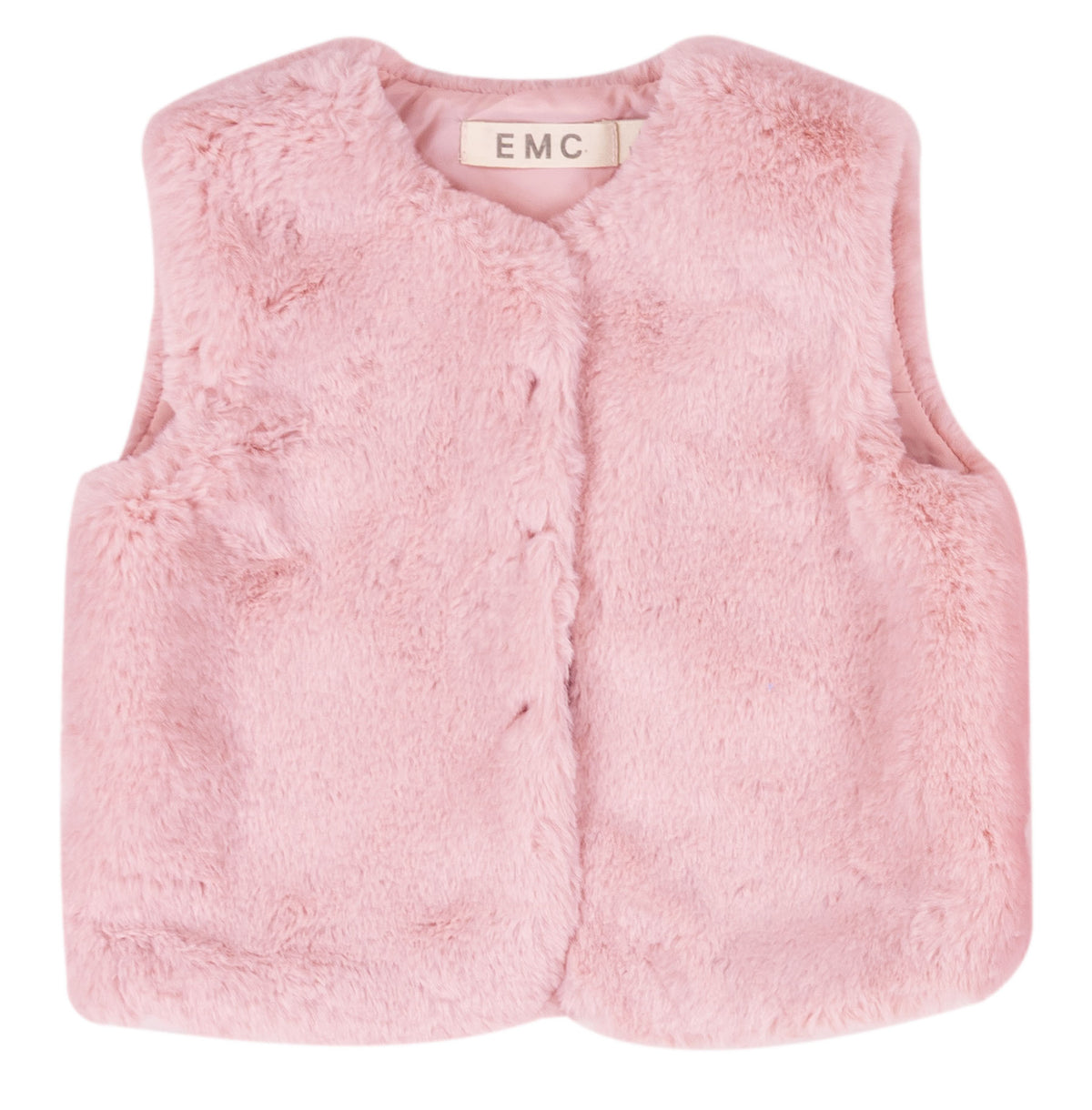 Gilet Pelliccia Rosa