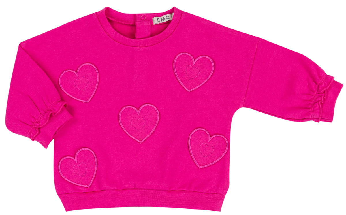 Top Girocollo Fucsia