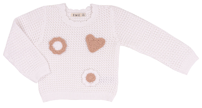 Maglione Ajour Bianco