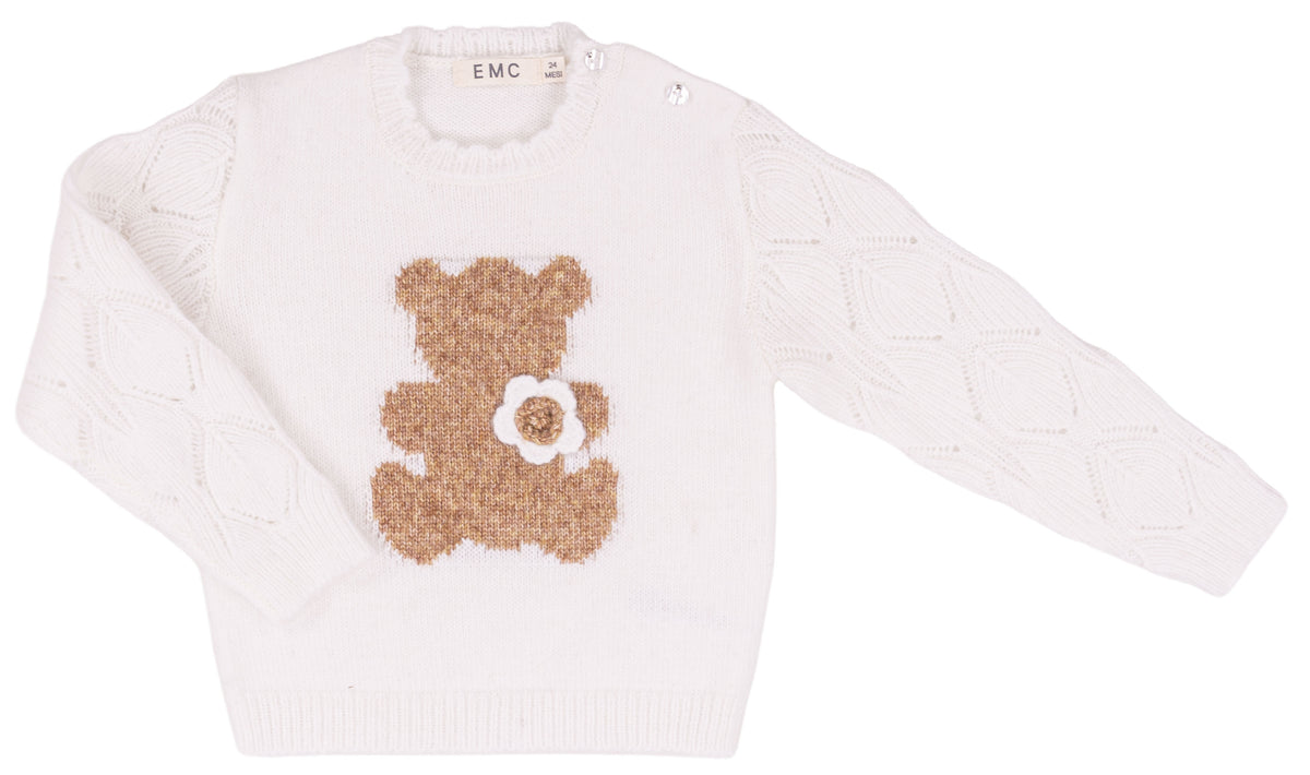 Maglione Bianco Lana