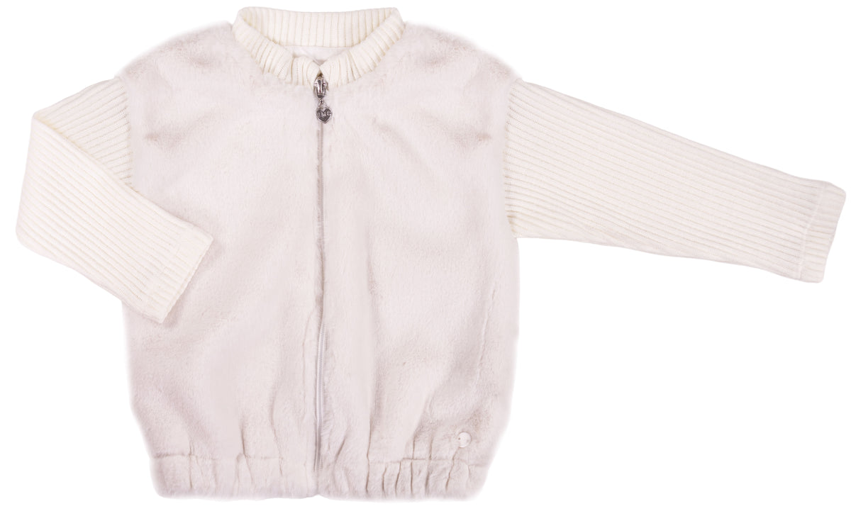 Giacca Zippata Off White