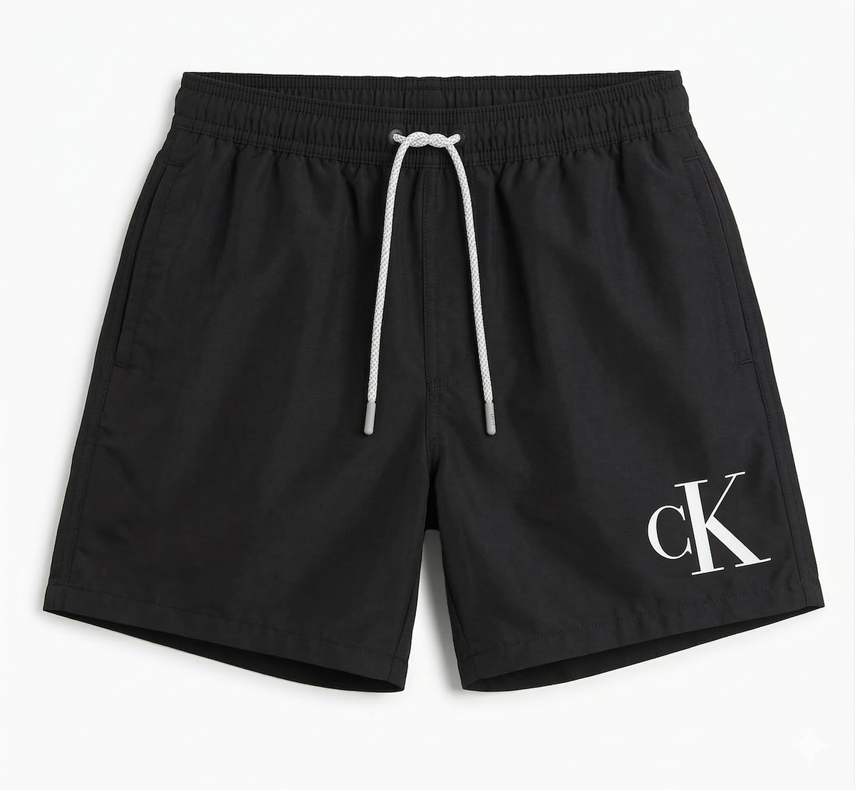 Short Nero Logo Bianco