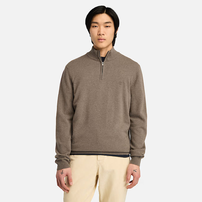 Maglione Da Uomo Con Zip In Lana Merino Cohas Brook Marr