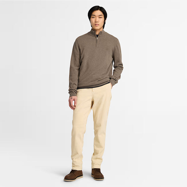Maglione Da Uomo Con Zip In Lana Merino Cohas Brook Marr
