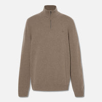 Maglione Da Uomo Con Zip In Lana Merino Cohas Brook Marr