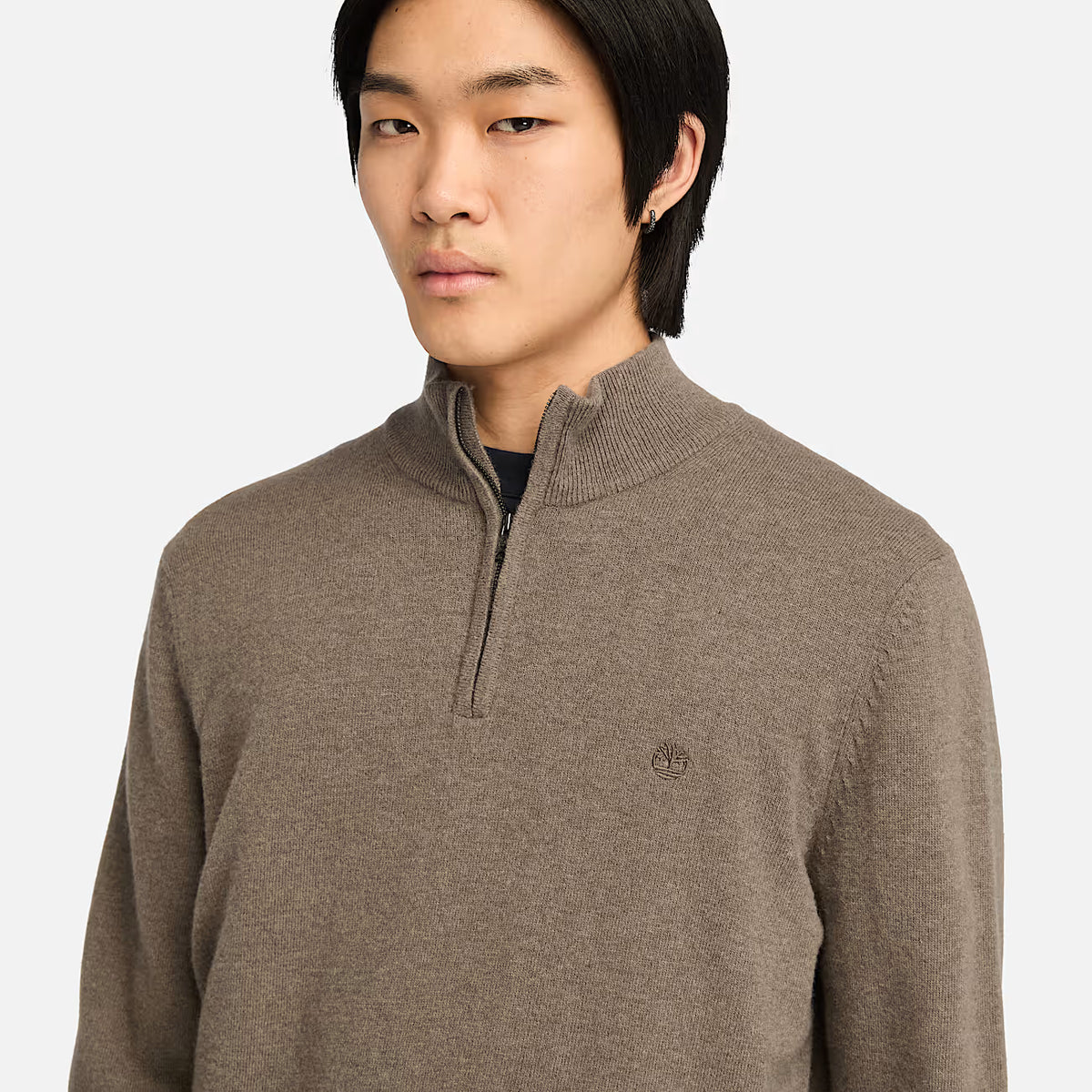 Maglione Da Uomo Con Zip In Lana Merino Cohas Brook Marr