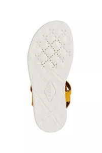 Sandalo da donna con cinturino a strappo Giallo