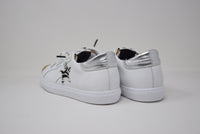 Sneaker Low White/Brown/Silver/Zebra