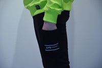 Pantalone In Felpa Con Tascone Nero