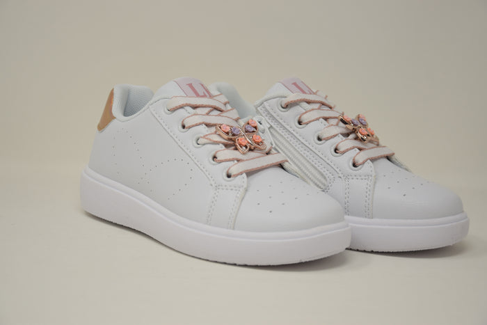 Sneakers Cloe Bianco Con Gioiello